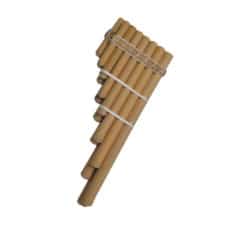 Andean Pan Pipes – Pan Flutes – Zampona & Deluxe Case – 15 Note – Malta – Mamani