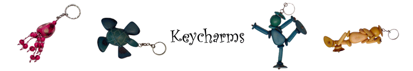 Vegetable Ivory Keyrings