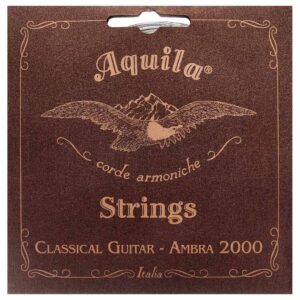 Aquila Ambra 2000 – Classical Guitar Strings with Rayon Basses – Normal Tension – 108C 1