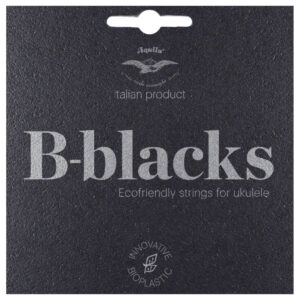 Ukulele Strings - Aquila B-Blacks - Baritone Set - Standard Low D Tuning - DGBE - 184U