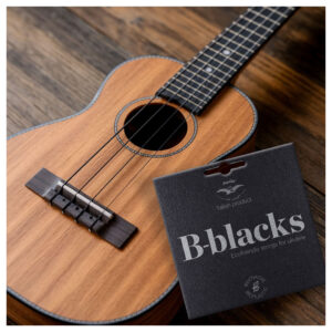 Ukulele Strings – Aquila B-Blacks – Baritone Set – Standard Low D Tuning – DGBE – 184U 2