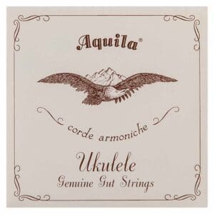 Ukulele Strings – Aquila Genuine Gut Set – Soprano Regular High G Tuning – 1U 1