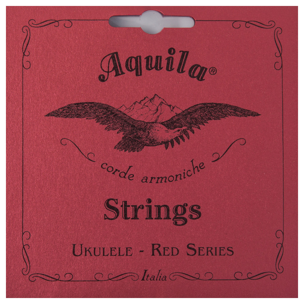 Ukulele String – Aquila Nylgut Red Series – Red Single 3rd G String For 6 And 8 String Baritone Ukulele – 108U 1
