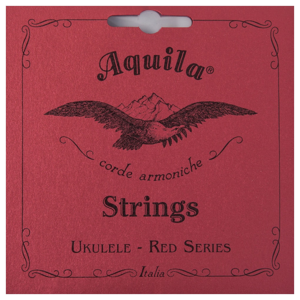 Ukulele Strings – Aquila Nylgut Red Series – Concert Low G Tuning – 86U 1