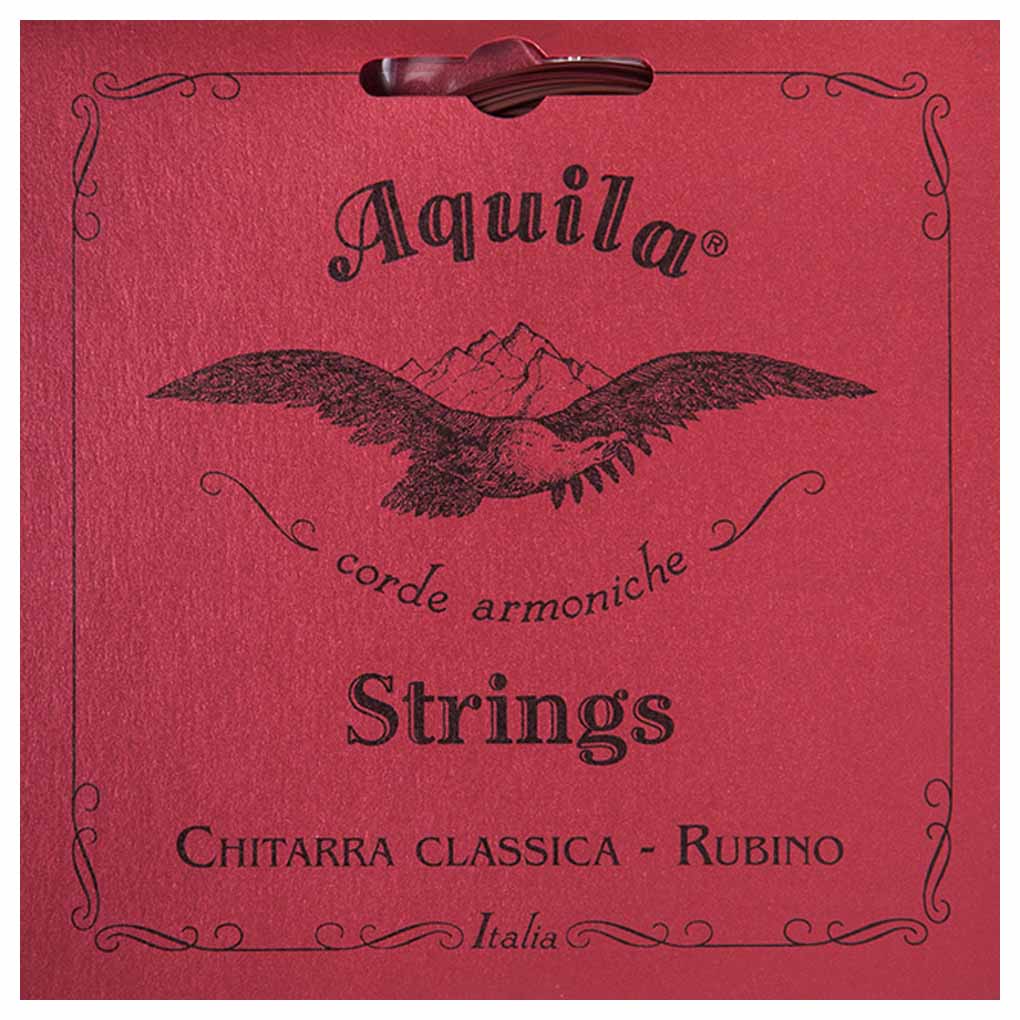 Guitar Strings – Aquila Rubino Series – Trebles – 1st 2nd 3rd Strings – Chitarra Classica – Classical Guitar – 132C 1