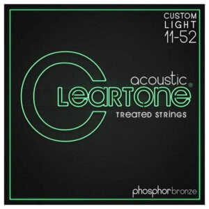 Acoustic Guitar Strings - Cleartone 7411 - Phosphor Bronze - Custom Light - 11-52