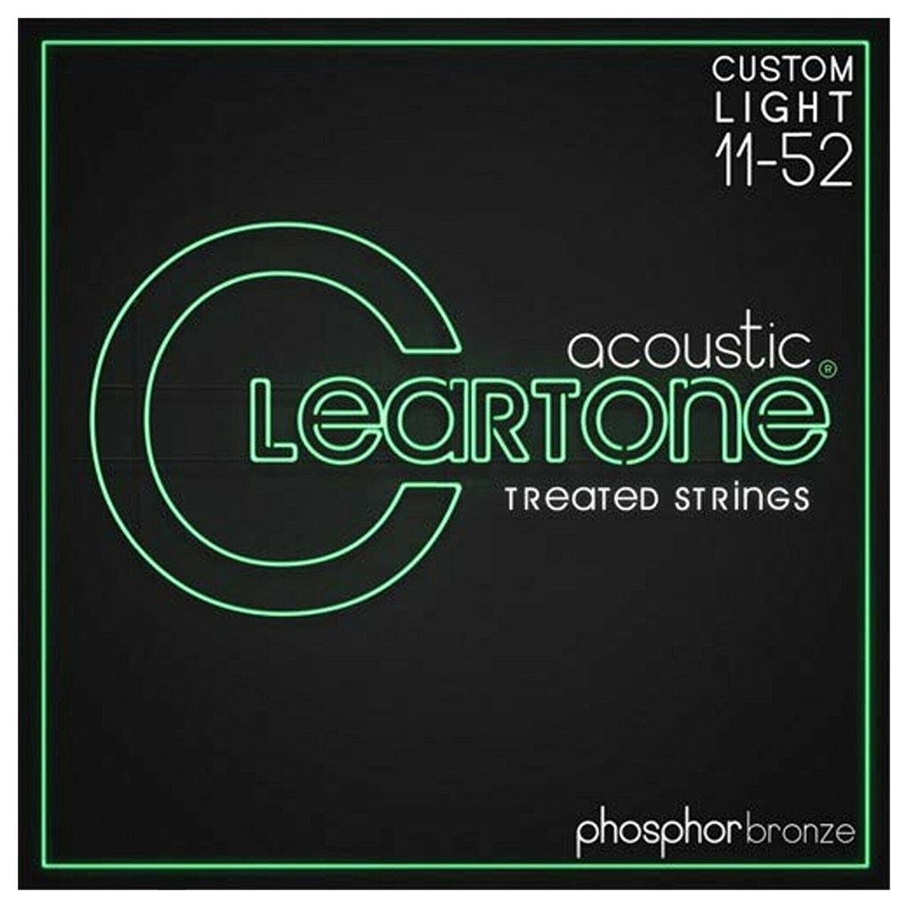 Acoustic Guitar Strings – Cleartone 7411 – Phosphor Bronze – Custom Light – 11-52 1