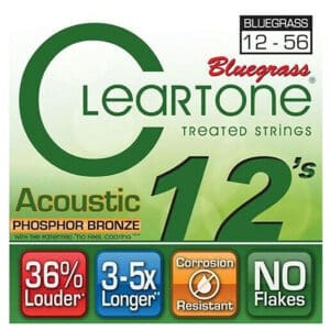 Acoustic Guitar Strings - Cleartone 7423 - Phosphor Bronze - Bluegrass - 12-56