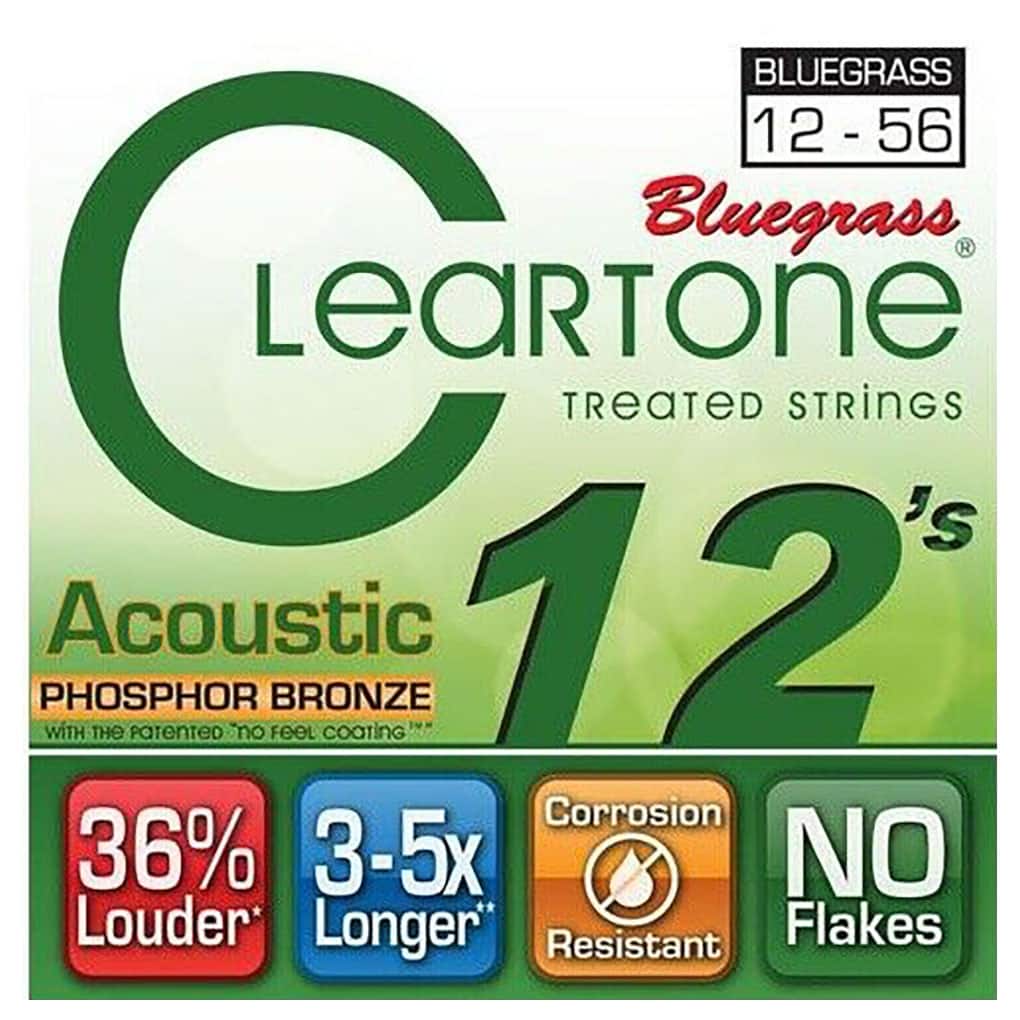 Acoustic Guitar Strings – Cleartone 7423 – Phosphor Bronze – Bluegrass – 12-56 1