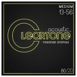 Acoustic Guitar Strings - Cleartone 7613 - 80/20 Bronze - Medium - 13-56
