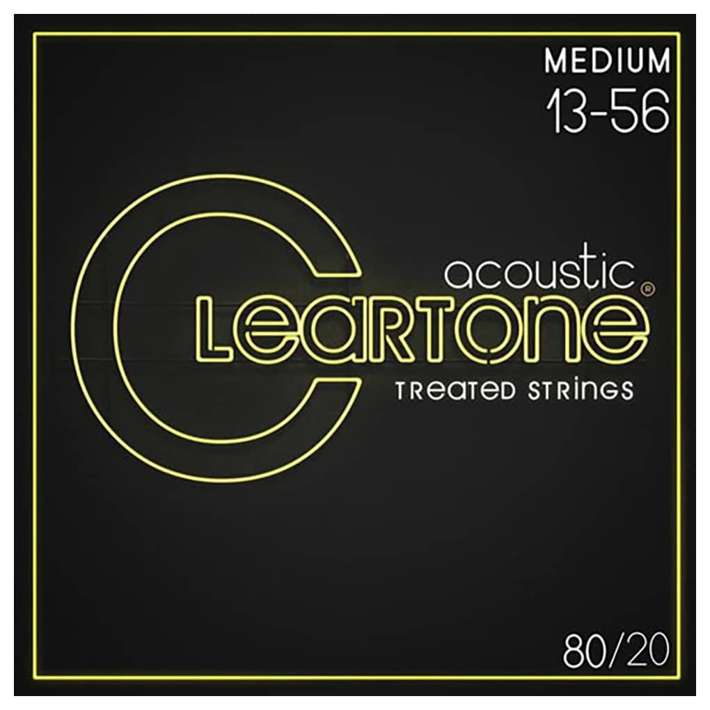 Acoustic Guitar Strings – Cleartone 7613 – 80/20 Bronze – Medium – 13-56 1