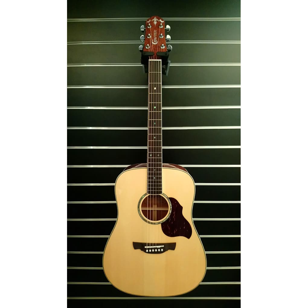 Crafter D8 – Acoustic Guitar – Natural – with Crafter Gig Bag 1