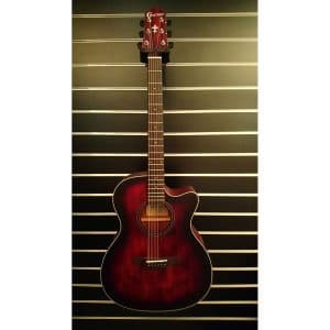 Crafter HTE 250 SBRS Electro Acoustic Guitar - Orchestra Body - Brown Burst