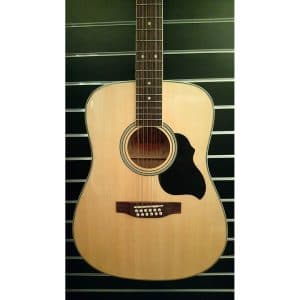 Crafter MD-50-12 – 12 String Acoustic Guitar – Dreadnought Body – Natural – with Crafter Gig Bag 6