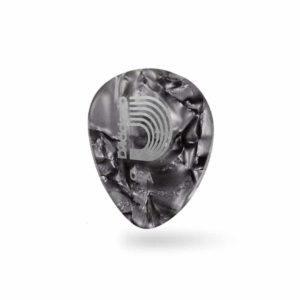 D’Addario – Acrylux Nitra Mandolin Picks – Black Pearl – Extra Heavy – 1