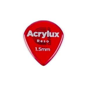 D'Addario - Acrylux Reso Jazz Guitar Picks - Red - Extra Heavy - 1.5mm - 3 Pack - 3AR7-03