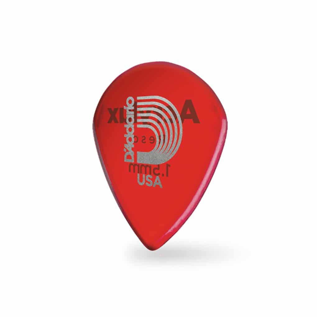 D’Addario – Acrylux Reso Jazz Guitar Picks – Red – Extra Heavy – 1