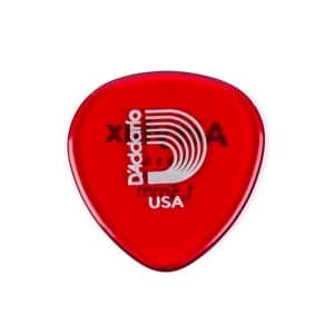 D'Addario - Acrylux Reso Mandolin Picks - Red - Extra Heavy - 1.5mm - 3 Pack - 2AR7-03