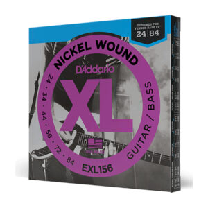 Bass Guitar Strings – Electric – D’Addario EXL156 – For Fender Bass VI – Nickel Wound – 24-84 2