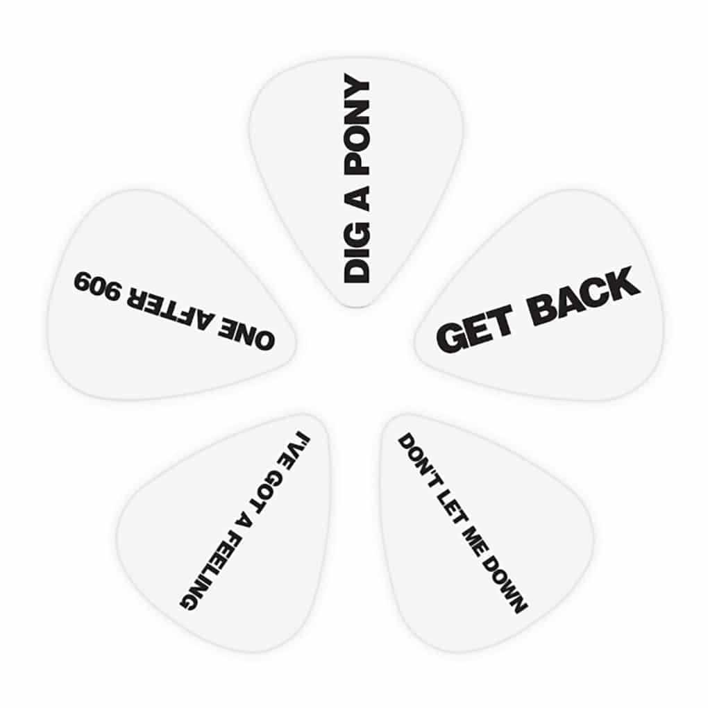 D’Addario – Beatles – Get Back – Guitar Picks – Thin Gauge – 10 Pack – 1CWH2-10B8 3