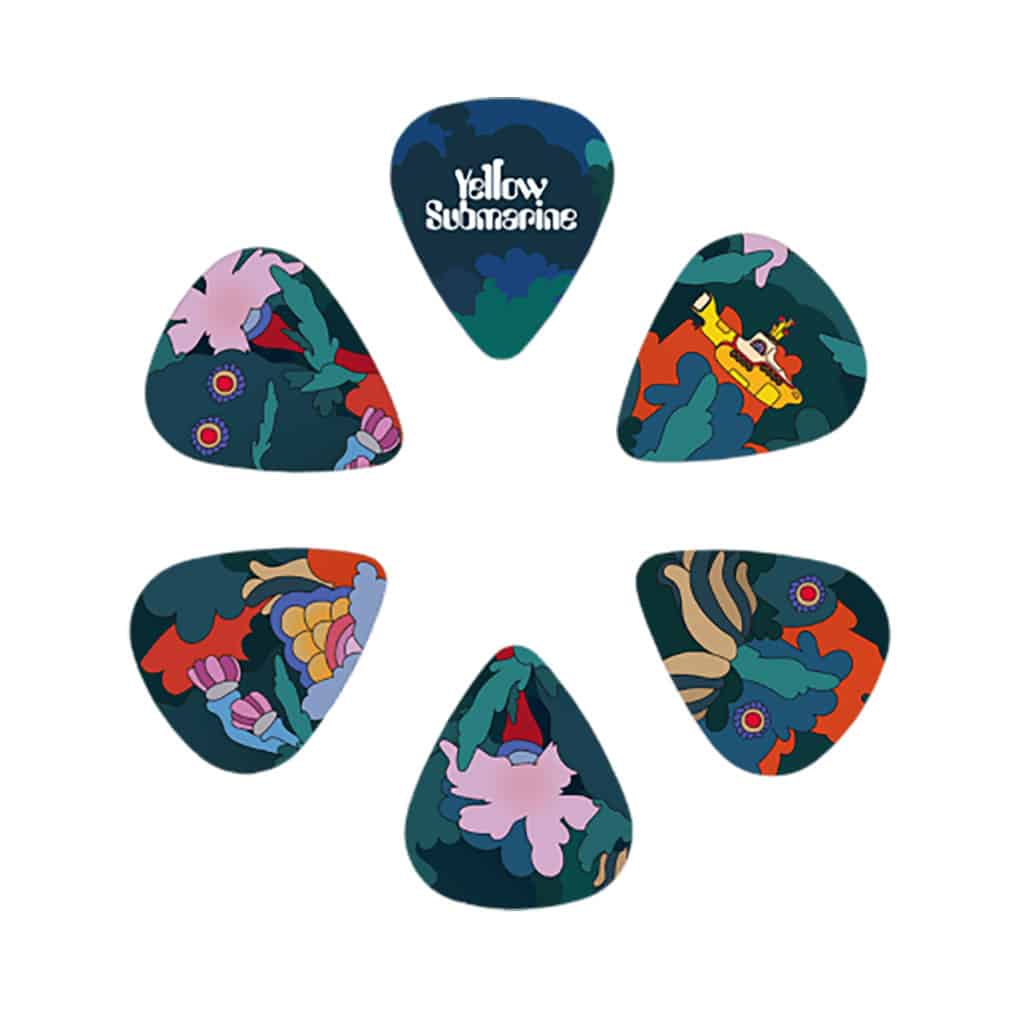 D’Addario – Beatles – Yellow Submarine 55th Anniversary – Guitar Pick Tin – 15 Picks – Under The Sea – Medium – 0