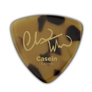 D'Addario - Chris Thile Signature Casein Mandolin Pick - Extra Heavy - 1.4mm - Tortoiseshell - Single Pick - 2CA7-01CT