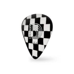 D’Addario – Planet Waves – Classic Celluloid Guitar Picks – Checkerboard – Medium – 0