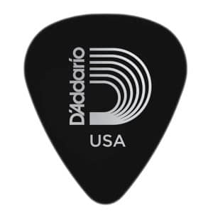 D’Addario – Planet Waves – Classic Celluloid Guitar Picks – Black – Medium – 0