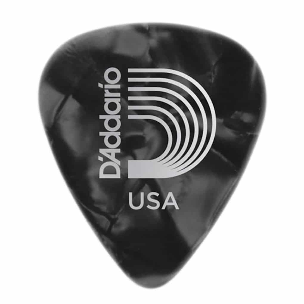 D’Addario – Planet Waves – Classic Celluloid Guitar Picks – Black Pearl – Extra Heavy – 1