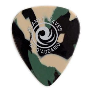 D'Addario - Planet Waves - Classic Celluloid Guitar Picks - Camoflauge - Extra Heavy - 1.25mm - 10 Pack - 1CCF7-10