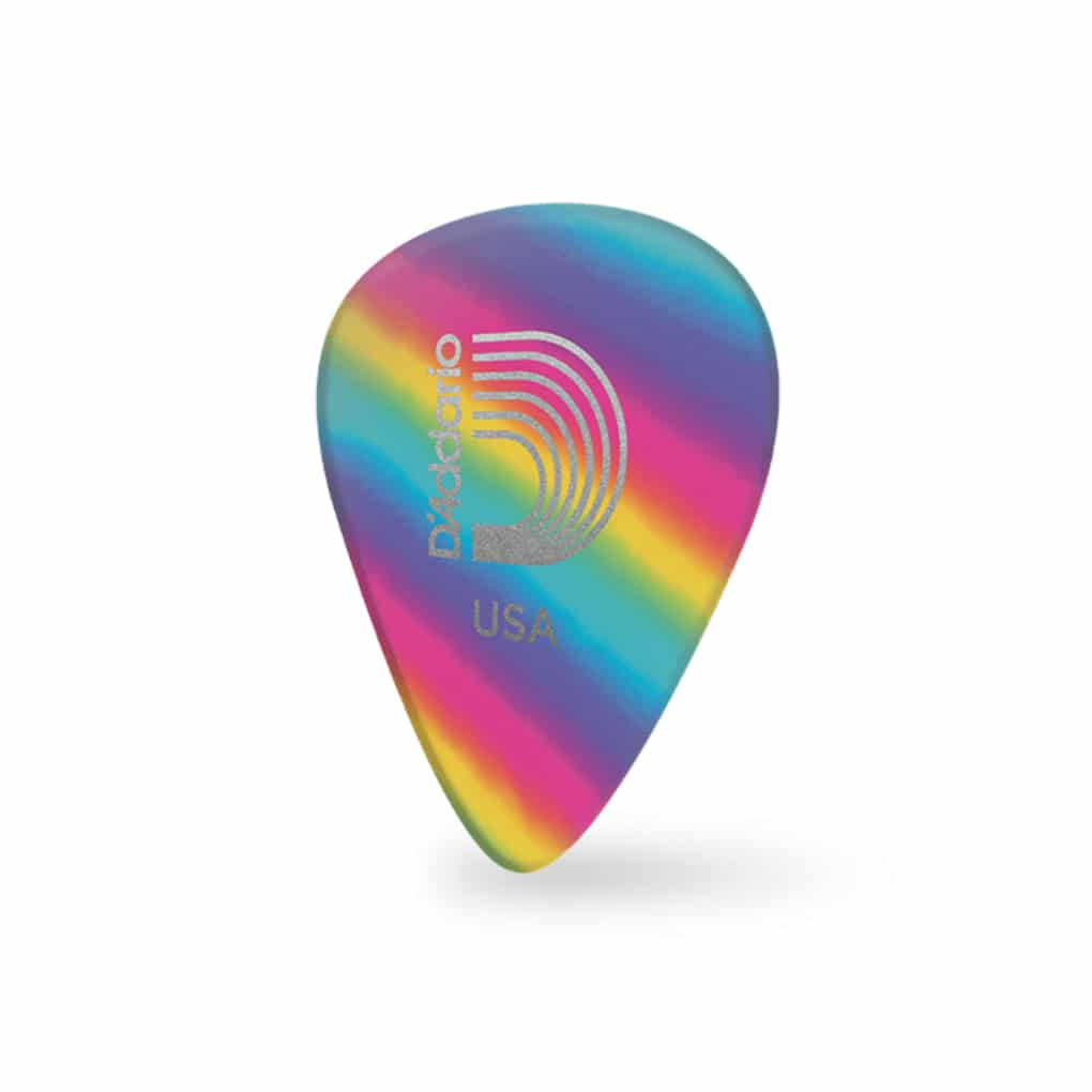 D’Addario – Planet Waves – Classic Celluloid Guitar Picks – Rainbow – Heavy – 1