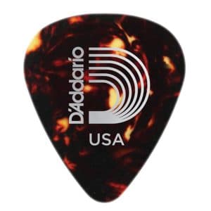 D'Addario - Planet Waves - Classic Celluloid Guitar Picks - Shell - Extra Heavy - 1.25mm - 10 Pack - 1CSH7-10