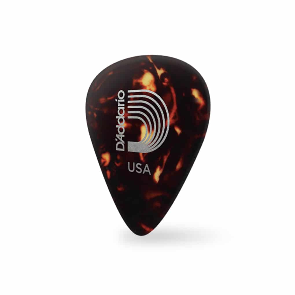 D’Addario – Planet Waves – Classic Celluloid Guitar Picks – Shell – Medium – 0