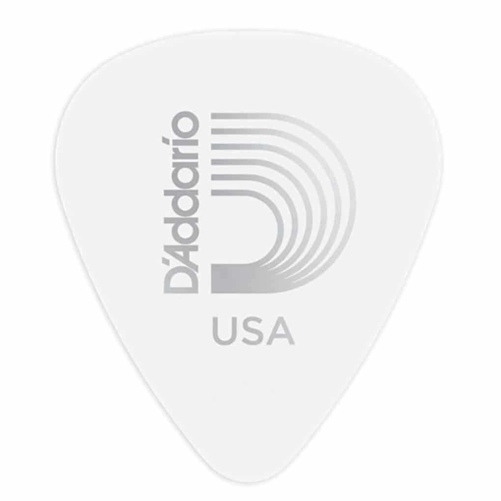 D’Addario – Planet Waves – Classic Celluloid Guitar Picks – White – Extra Heavy – 1