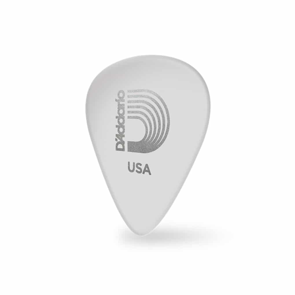 D’Addario – Planet Waves – Classic Celluloid Guitar Picks – White – Extra Heavy – 1