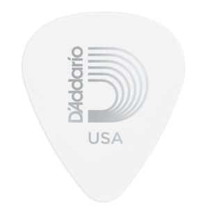 D'Addario - Planet Waves - Classic Celluloid Guitar Picks - White - Medium - 0.70mm - 10 Pack - 1CWH4-10