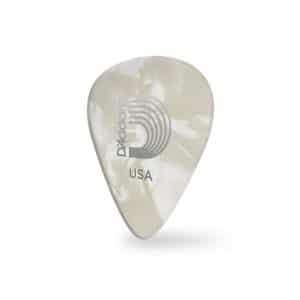 D’Addario – Planet Waves – Classic Celluloid Guitar Picks – White Pearl – Heavy – 1