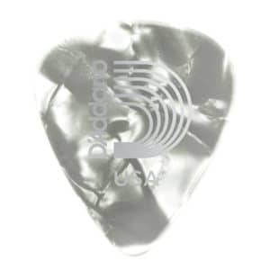 D’Addario – Planet Waves – Classic Celluloid Guitar Picks – White Pearl – Medium – 0