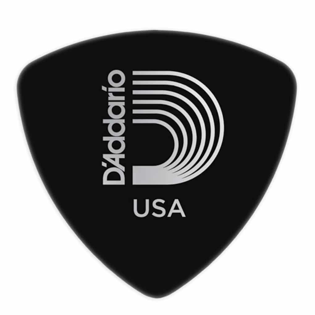 D’Addario – Planet Waves – Classic Celluloid Guitar Picks – Wide Shape – Black – Heavy – 1
