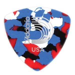 D'Addario - Planet Waves - Classic Celluloid Guitar Picks - Wide Shape - Multi Colour - Extra Heavy - 1.25mm - 10 Pack - 2CMC7-10