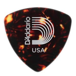 D'Addario - Planet Waves - Classic Celluloid Guitar Picks - Wide Shape - Shell - Extra Heavy - 1.25mm - 10 Pack - 2CSH7-10