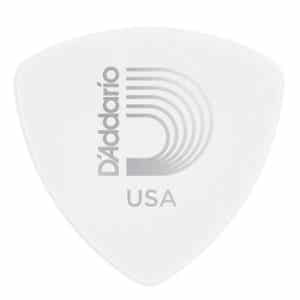 D’Addario – Planet Waves – Classic Celluloid Guitar Picks – Wide Shape – White – Heavy – 1