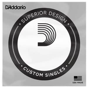 Dulcimer Single String - D'Addario J6403 - Plain Steel - A-3rd - .014 (0.356mm) - Loop End