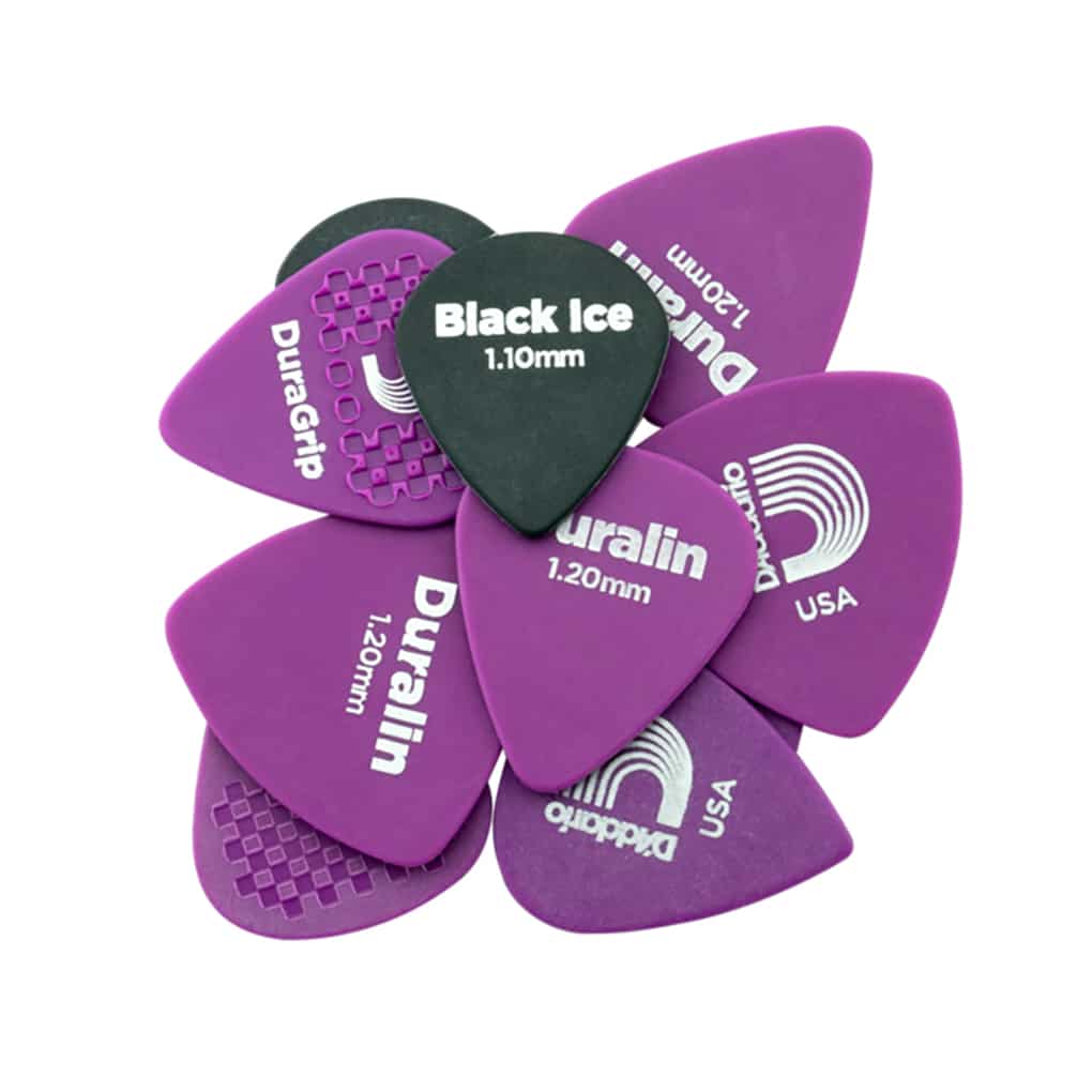 D’Addario – Planet Waves – Duralin Assorted Shapes Guitar Picks – Heavy – 10 Pack – XDPR6-10 1