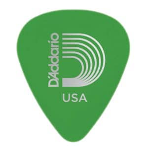 D'Addario - Planet Waves - Duralin Guitar Picks - Medium - 0.85mm - Green - 10 Pack - 1DGN4-10