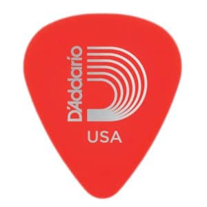 D'Addario - Planet Waves - Duralin Guitar Picks - Super Light - 0.50mm - Red - 10 Pack - 1DRD1-10