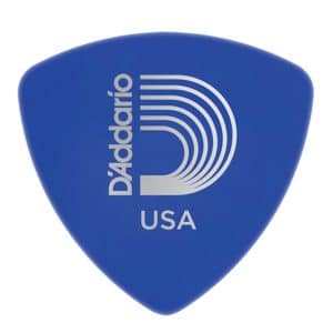 D'Addario - Planet Waves - Duralin Guitar Picks - Wide Shape - Medium/Heavy - 1.0mm - Blue - 10 Pack - 2DBU5-10