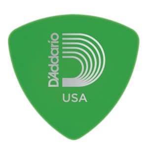 D'Addario - Planet Waves - Duralin Guitar Picks - Wide Shape - Medium - 0.85mm - Green - 10 Pack - 2DGN4-10