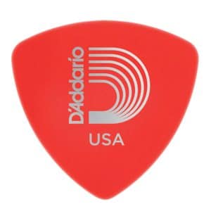 D'Addario - Planet Waves - Duralin Guitar Picks - Wide Shape - Super Light - 0.50mm - Red - 10 Pack - 2DRD1-10