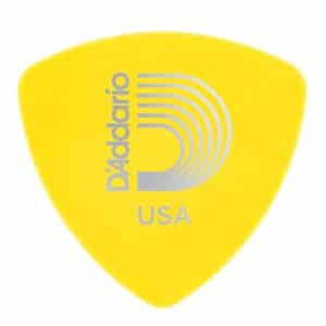 D'Addario - Planet Waves - Duralin Guitar Picks - Wide Shape - Light/Medium - 0.70mm - Yellow - 10 Pack - 2DYL3-10